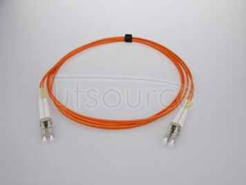 1m (3ft) LC UPC to LC UPC Duplex 2.0mm PVC(OFNR) OM2 Multimode Fiber Optic Patch Cable