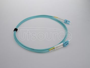 10m (33ft) LC UPC to LC UPC Duplex 2.0mm PVC(OFNR) OM4 Multimode Fiber Optic Patch Cable