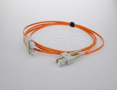 5m (16ft) SC UPC to SC UPC Duplex 2.0mm PVC(OFNR) OM2 Multimode Fiber Optic Patch Cable