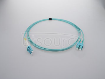 1m (3ft) LC UPC to SC UPC Duplex 2.0mm LSZH OM4 Multimode Fiber Optic Patch Cable