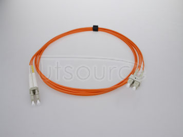 5m (16ft) LC UPC to SC UPC Duplex 2.0mm PVC(OFNR) OM2 Multimode Fiber Optic Patch Cable