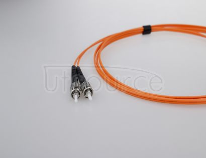3m (10ft) LC UPC to ST UPC Duplex 2.0mm PVC(OFNR) OM2 Multimode Fiber Optic Patch Cable