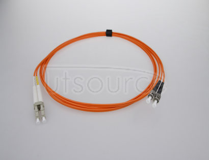 2m (7ft) LC UPC to ST UPC Duplex 2.0mm PVC(OFNR) OM1 Multimode Fiber Optic Patch Cable 62.5/125um fiber designed for Fast Ethernet, Gigabit Ethernet and Fiber Channel application