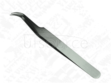 Precision stainless steel tweezers tweezers tweezers elbow bend mouth curved tip 1515 DIY maintenance tools