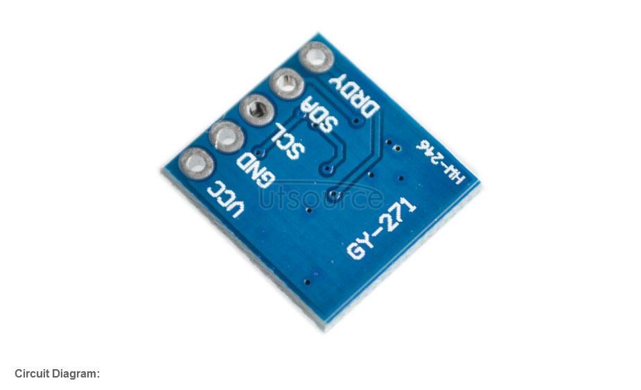 GY-271 QMC5883L Digital Compass Module 3-Axis Magnetic Sensor Module 