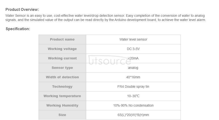 Water Level Sensor Module