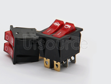Double ship type switch with red light band 2 6 feet 6 feet power button switch