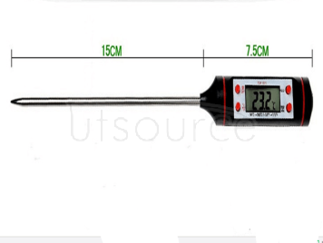 Oil temperature gauge kitchen barbecue roast temperature of the liquid temperature pen electronic thermometer TP101 food Electronic digital display food thermometer probe adopt import stainless steel 