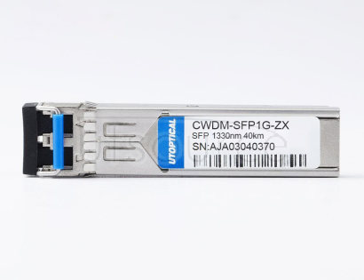 NETGEAR CWDM-SFP-1330 CWDM-SFP1G-ZX Compatible 1330nm 40km  DOM Transceiver Every transceiver is individually tested on a full range of NETGEAR equipment and passed the monitoring of Utoptical's intelligent quality control system.