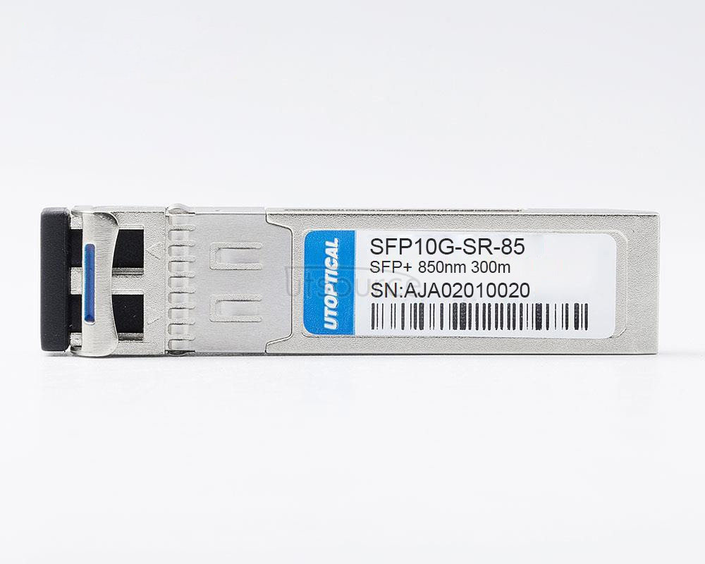 Brocade 10G-SFPP-SR Compatible SFP10G-SR-85 850nm 300m DOM Transceiver Every transceiver is individually tested on a full range of Brocade equipment and passed the monitoring of Utoptical's intelligent quality control system.