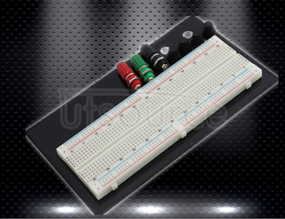 830 holes without solder plate red and blue line.