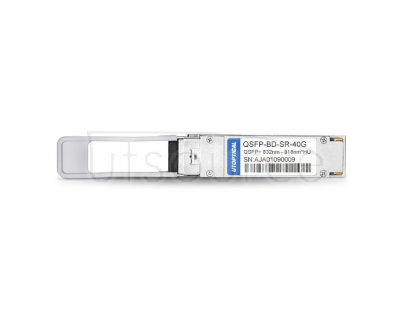 Huawei QSFP-40G-SR-BD Compatible 40GBASE-SR Bi-Directional Duplex LC Transceiver Module QSFP+ transceiver module is individually tested on a full range of Huawei equipment and passes the monitoring of UTOPTIC.COM intelligent quality control system.