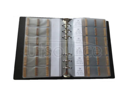 1/2W 1R to 1M 1% Metal Film Resistor Package, Sample Book, 127 kinds each 10pcs Total 1270pcs