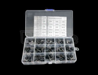 Choke Inductor 6*8mm 8*10mm DIP Package, Sample Box, 15 kinds each 5pcs, Total 75pcs