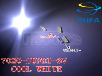 JUFEI LED 7020 light-emitting Light Beads High Power1W 6V 90LM Cool white For LED LCD TV Backlight new chip-2