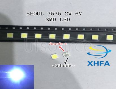 SEOUL 3535 6V 2W SMD Cold White LED High Power For LCD/TV Backlight 