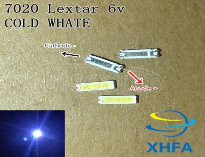 Lextar LED Backlight 1W 7020 6V Cool white 80LM LCD Backlight for TV TV Application 