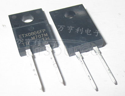 VS-ETX0806FP-M3 FRED Pt? Ultrafast Recovery Rectifiers, up to 10A
The FRED Pt? (Fast Recovery Epitaxial Diode) range of products from Vishay are ultrafast diodes containing platinum (Pt) doping technology. This series offers extremely low leakage currents at high temperatures along with a high maximum junction temperature of 175°C. Typical recovery times are 60ns or less.
Range Features
Range Features
VRRM from 200V to 600V
Lowest Qrr at 125°C
Lowest VF at IF
Improved efficiency in switched mode power supplies
Soft recovery for reduced EMI at high dIF/dt
TJ (max) 175 °C
AEC-Q101 qualified