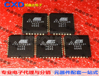 AT27C512R-70JI AT27C512R-12JI AT27C512R-15JI Integrated Circuit Storage IC
512K ( 64K ×8 ) OTP EPROM AT27C512R-70JI AT27C512R-12JI AT27C512R-15JI Integrated Circuit Storage IC
512K ( 64K ×8 ) OTP EPROM