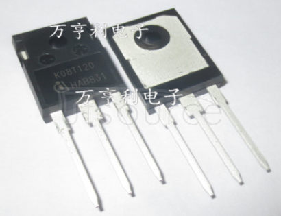 IKW08T120 Infineon TrenchStop IGBT Transistors, 1100 to 1600V
A range of IGBT Transistors from Infineon with collector-emitter voltage ratings of 1100 to 1600V featuring TrenchStop? technology. The range includes devices with an integrated high speed, fast recovery anti-parallel diode.
? Collector-emitter voltage range 1100 to 1600V
? Very low VCEsat
? Low turn-off losses
? Short tail current
? Low EMI
? Maximum junction temperature 175°C