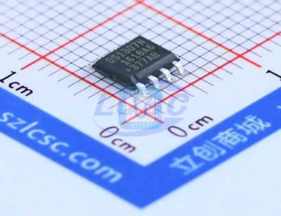 DS1307ZN+T&R Real Time Clock (RTC) IC Clock/Calendar 56B I2C, 2-Wire Serial 8-SOIC (0.154", 3.90mm Width)