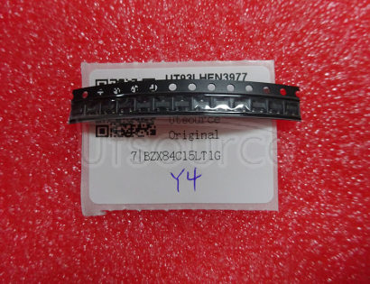 BZX84C15LT1G Zener Diodes 225mW, BZX84BxxxLT, BZX84CxxxLT Series, ON Semiconductor
Zener Voltage Tolerance of 2% (BZX84B) and approx. 5% (BZX84C)
Surface Mount case: SOT-23
