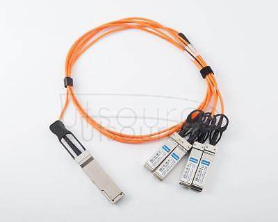 3m(9.84ft) H3C QSFP-4X10G-D-AOC-3M Compatible 40G QSFP+ to 4x10G SFP+ Active Optical Cable