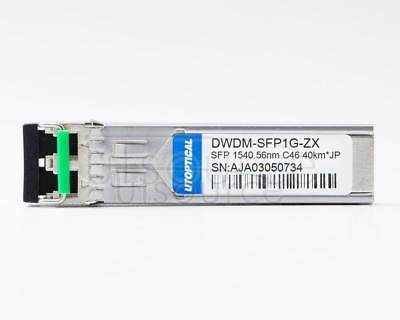 Juniper SFP-1G-DW46 Compatible DWDM-SFP1G-ZX 1540.56nm 40km DOM Transceiver Every transceiver is individually tested on a full range of Juniper equipment and passed the monitoring of Utoptical's intelligent quality control system.