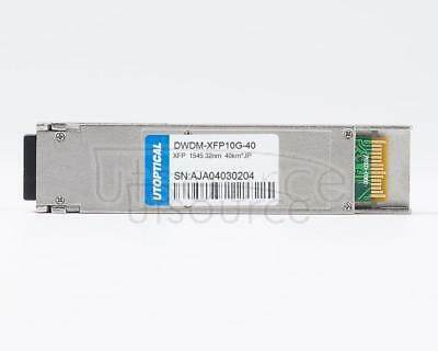 Juniper C40 XFP-10G-DW40 Compatible DWDM-XFP10G-40 1545.32nm 40km DOM Transceiver   Every transceiver is individually tested on a full range of Juniper equipment and passed the monitoring of Utoptical's intelligent quality control system.