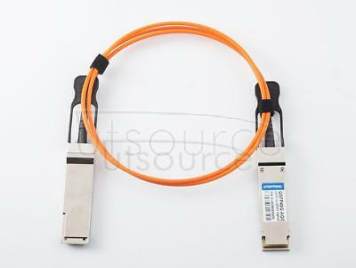15m(49.21ft) Utoptical Compatible 40G QSFP+ to QSFP+ Active Optical Cable