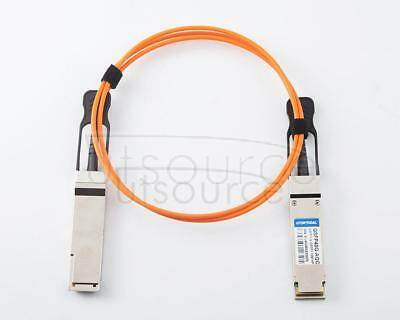 15m(49.21ft) Utoptical Compatible 40G QSFP+ to QSFP+ Active Optical Cable UTOPTICAL interoperability SFP+ cable is built to meet MSA standards and ensures flawless operations across open, standards-based vendors, tested to integrate into your network sealmlessly.