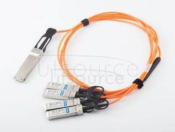 3m(9.84ft) H3C QSFP-4X10G-D-AOC-3M Compatible 40G QSFP+ to 4x10G SFP+ Active Optical Cable