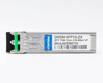 Juniper SFP-1G-DW39 Compatible DWDM-SFP1G-ZX 1546.12nm 80km DOM Transceiver Every transceiver is individually tested on a full range of Juniper equipment and passed the monitoring of Utoptical's intelligent quality control system.