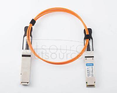 100m(328.08ft) Extreme Networks 40GB-F100-QSFP Compatible 40G QSFP+ to QSFP+ Active Optical Cable