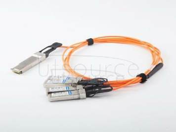 15m(49.21ft) Brocade 40G-QSFP-4SFP-AOC-1501 Compatible 40G QSFP+ to 4x10G SFP+ Active Optical Cable