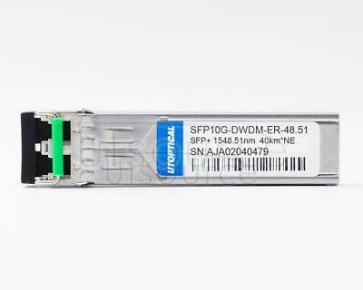 Netgear DWDM-SFP10G-48.51 Compatible SFP10G-DWDM-ER-48.51 1548.51nm 40km DOM Transceiver Every transceiver is individually tested on a full range of Netgear equipment and passed the monitoring of Utoptical's intelligent quality control system.