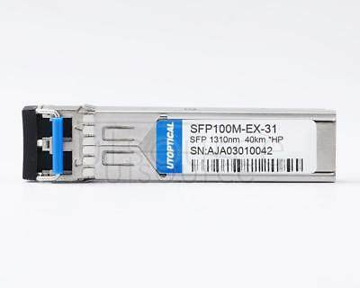 HPE JD090A Compatible 100BASE SFP100M-EX-31 1310nm 40km DOM Transceiver Every transceiver is individually tested on a full range of HP Networks equipment and passed the monitoring of Utoptical's intelligent quality control system. HPE JD090A Compatible 100BASE SFP100M-EX-31 1310nm 40km DOM Transceiver Every transceiver is individually tested on a full range of HP Networks equipment and passed the monitoring of Utoptical's intelligent quality control system.