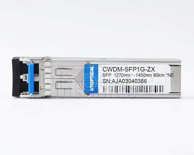 NETGEAR Compatible CWDM-SFP1G-ZX 1270nm-1450nm 80km DOM Transceiver   Every transceiver is individually tested on a full range of NETGEAR equipment and passed the monitoring of Utoptical's intelligent quality control system.