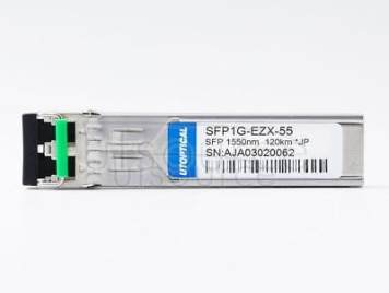 Juniper SFP-1GE-EZX-120 Compatible SFP1G-EZX-55 1550nm 120km DOM Transceiver