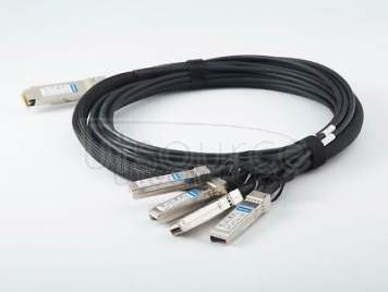 1m(3.28ft) Intel X4DACBL1 Compatible 40G QSFP+ to 4x10G SFP+ Passive Direct Attach Copper Breakout Cable