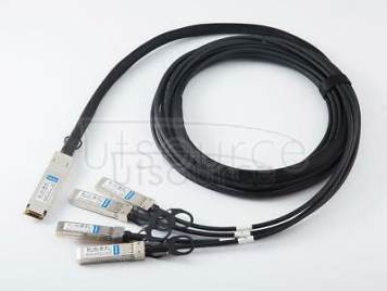 5m(16.4ft) Utoptical Compatible 100G QSFP28 to 4x25G SFP28 Passive Direct Attach Copper Breakout Cable
