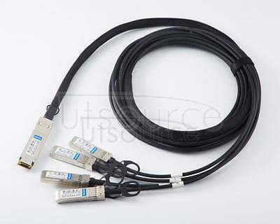 4m(13.12ft) Juniper Networks QFX-QSFP-DACBO-4M Compatible 40G QSFP+ to 4x10G SFP+ Passive Direct Attach Copper Breakout Cable