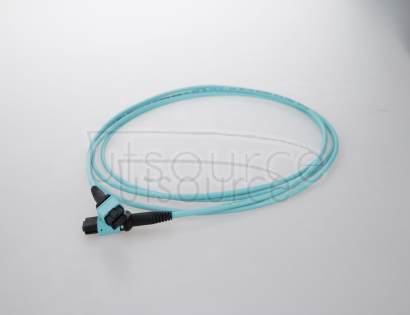 2m (7ft) MTP Female to Female 12 Fibers OM3 50/125 Multimode Trunk Cable, Type B, Elite, Plenum (OFNP), Aqua The MTP Trunk Cable is designed for 40G QSFP+ SR4, 40G QSFP+ CSR4 and 100G QSFP28 SR4 optics direct connection and high-density data center applications<br/> The US Conec MTP connectors are fully compliant with the MPO standards.