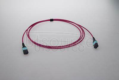 5m (16ft) MTP Female to Female 12 Fibers OM4 50/125 Multimode Trunk Cable, Type B, Elite, Plenum (OFNP), Magenta The MTP Trunk Cable is designed for 40G QSFP+ SR4, 40G QSFP+ CSR4 and 100G QSFP28 SR4 optics direct connection and high-density data center applications<br/> The US Conec MTP connectors are fully compliant with the MPO standards.