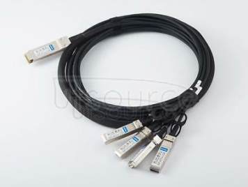 3m(9.84ft) F5 Networks F5-UPG-QSFP+-3M Compatible 40G QSFP+ to 4x10G SFP+ Passive Direct Attach Copper Breakout Cable