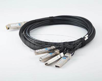 3m(9.84ft) H3C QSFP28-4SFP28-CU-3M Compatible 100G QSFP28 to 4x25G SFP28 Passive Direct Attach Copper Breakout Cable