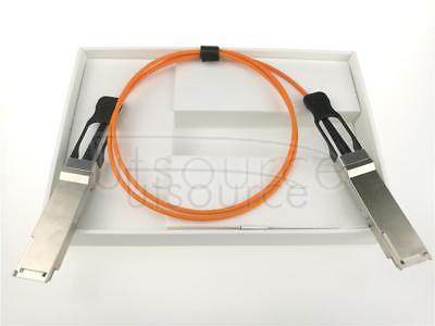 1m(3.28ft) H3C QSFP-40G-D-AOC-1M Compatible 40G QSFP+ to QSFP+ Active Optical Cable