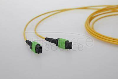 3m (10ft) MTP Female to Female 12 Fibers OS2 9/125 Single Mode Trunk Cable, Type A, Elite, Plenum (OFNP), Yellow