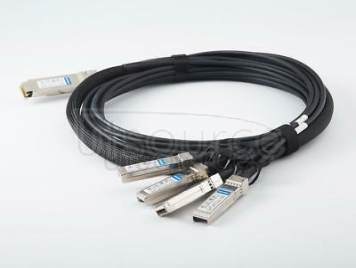 1m(3.28ft) Extreme Networks 10202 Compatible 40G QSFP+ to 4x10G SFP+ Passive Direct Attach Copper Breakout Cable