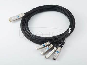 0.5m(1.6ft) Juniper Networks QFX-QSFP-DACBO-50CM Compatible 40G QSFP+ to 4x10G SFP+ Passive Direct Attach Copper Breakout Cable